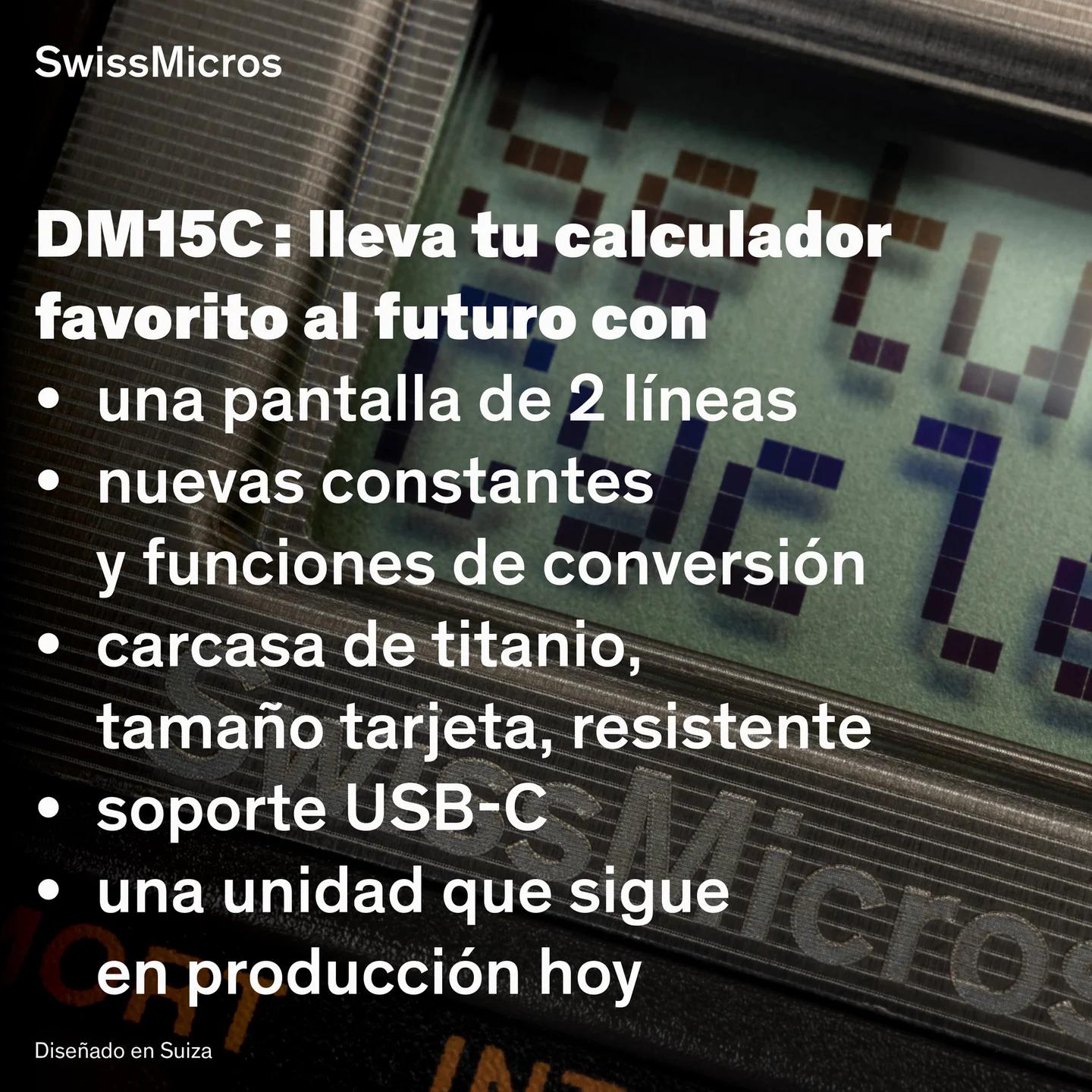 Calculadora científica DM15C