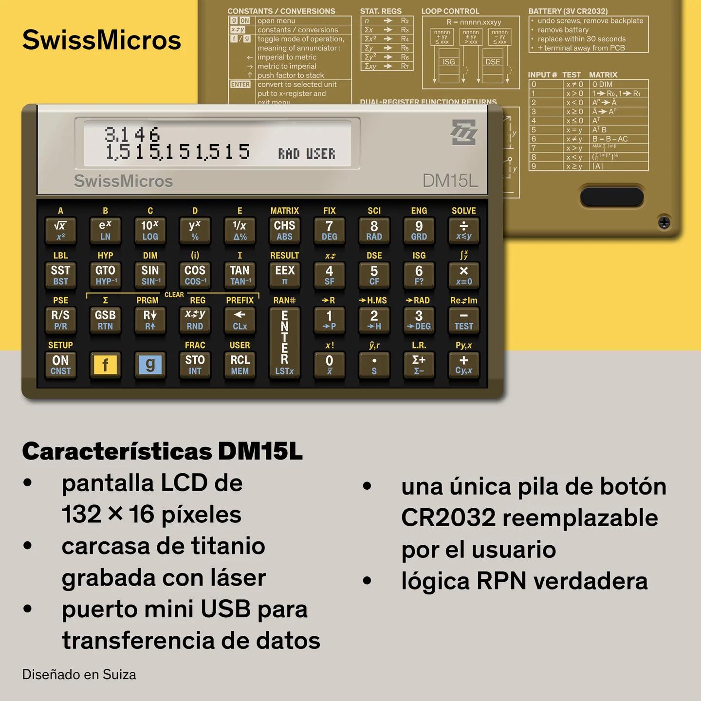 Calculadora científica DM15L