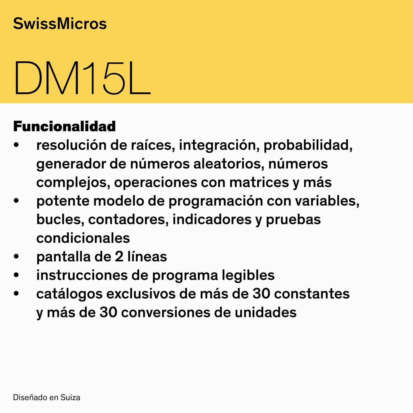 Calculadora científica DM15L