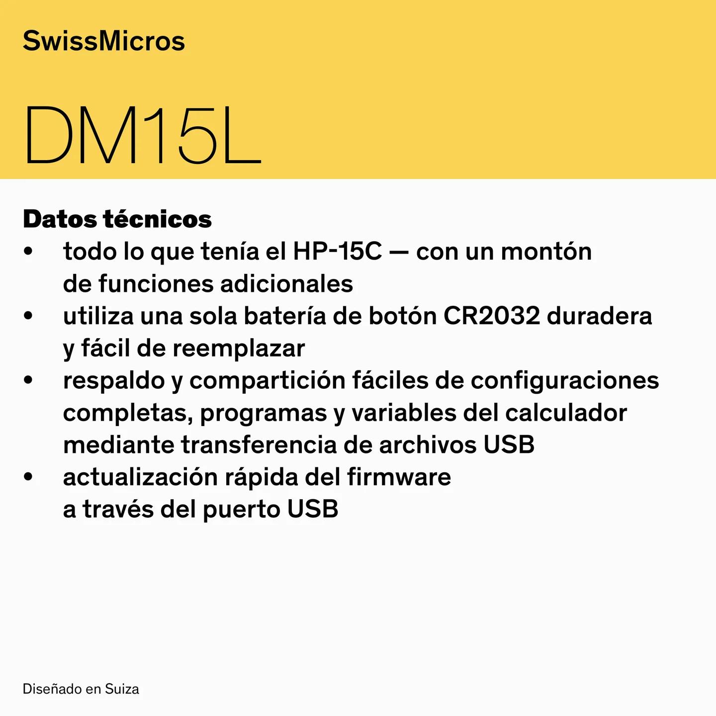 Calculadora científica DM15L