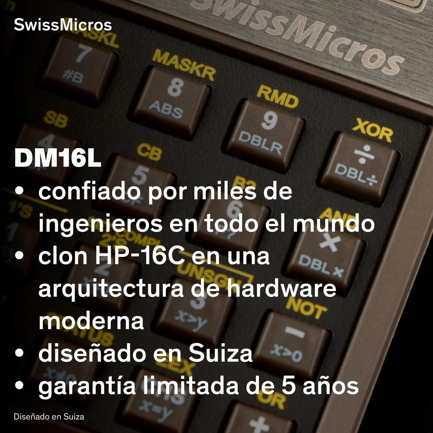 Calculadora para programadores DM16L