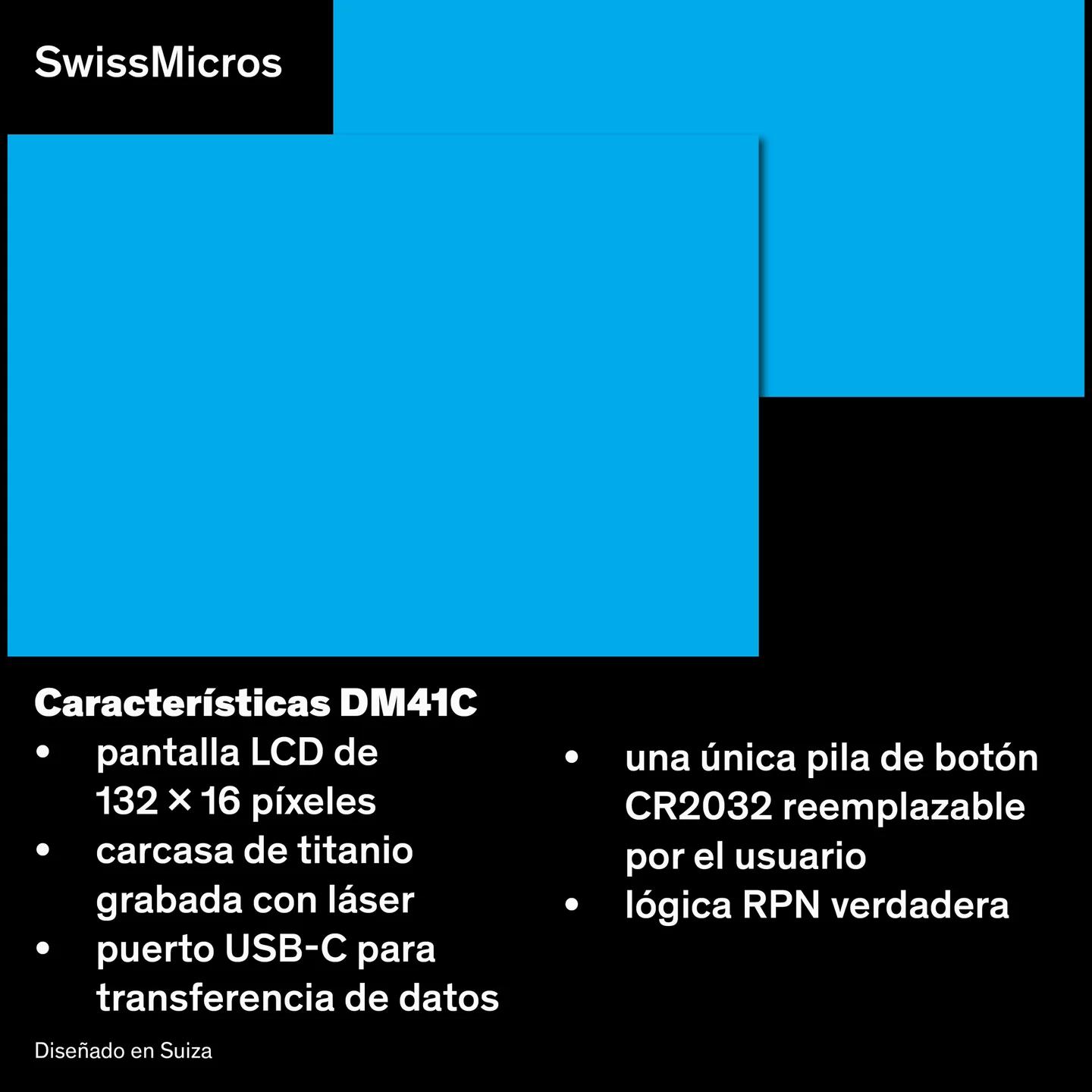 Calculadora del sistema DM41C