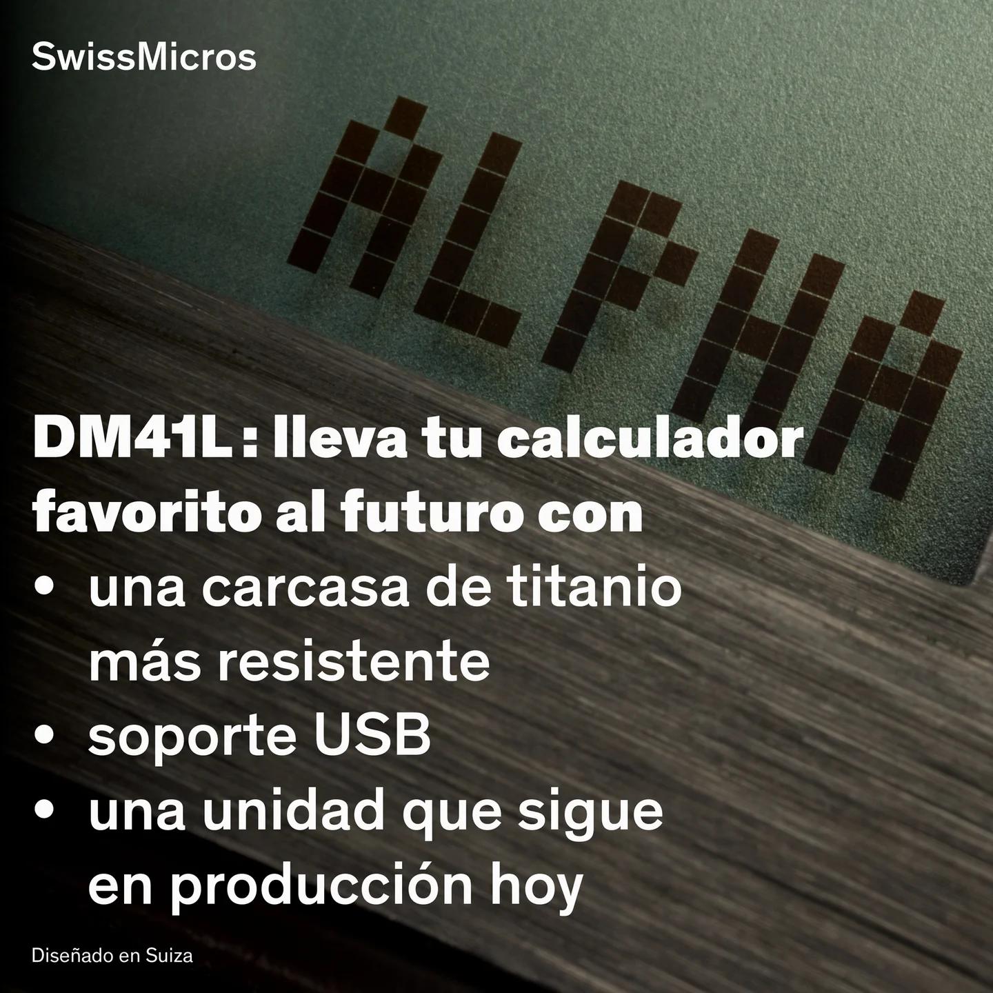 Calculadora del sistema DM41L
