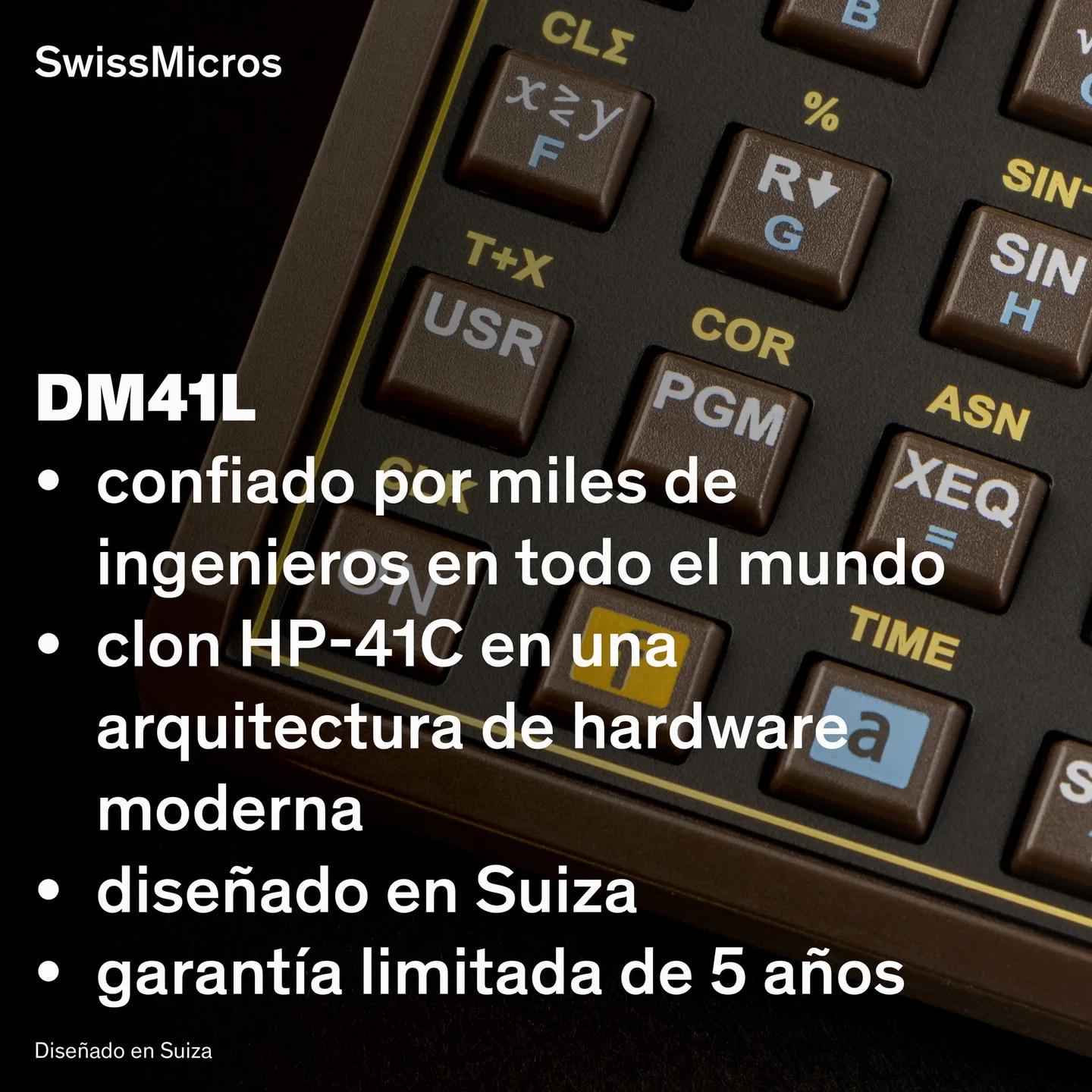 Calculadora del sistema DM41L