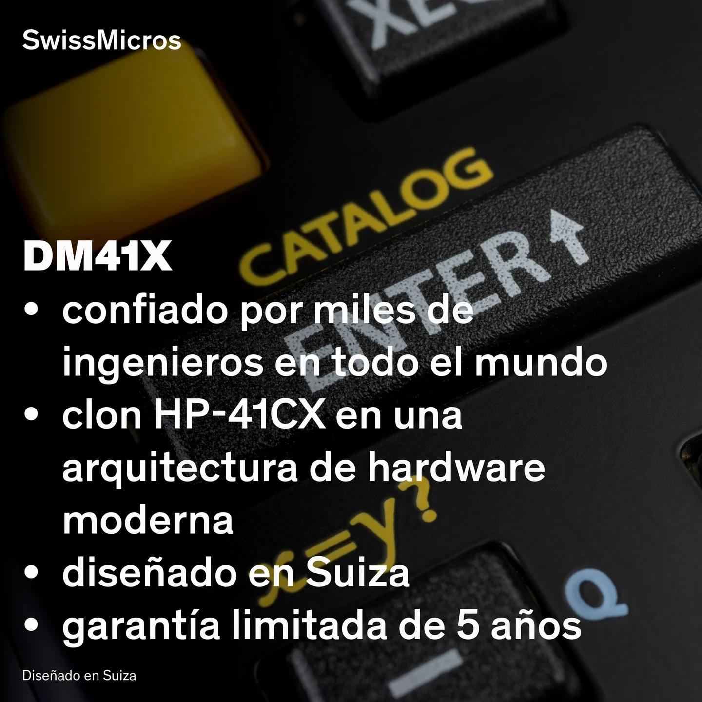 Calculadora del sistema DM41X