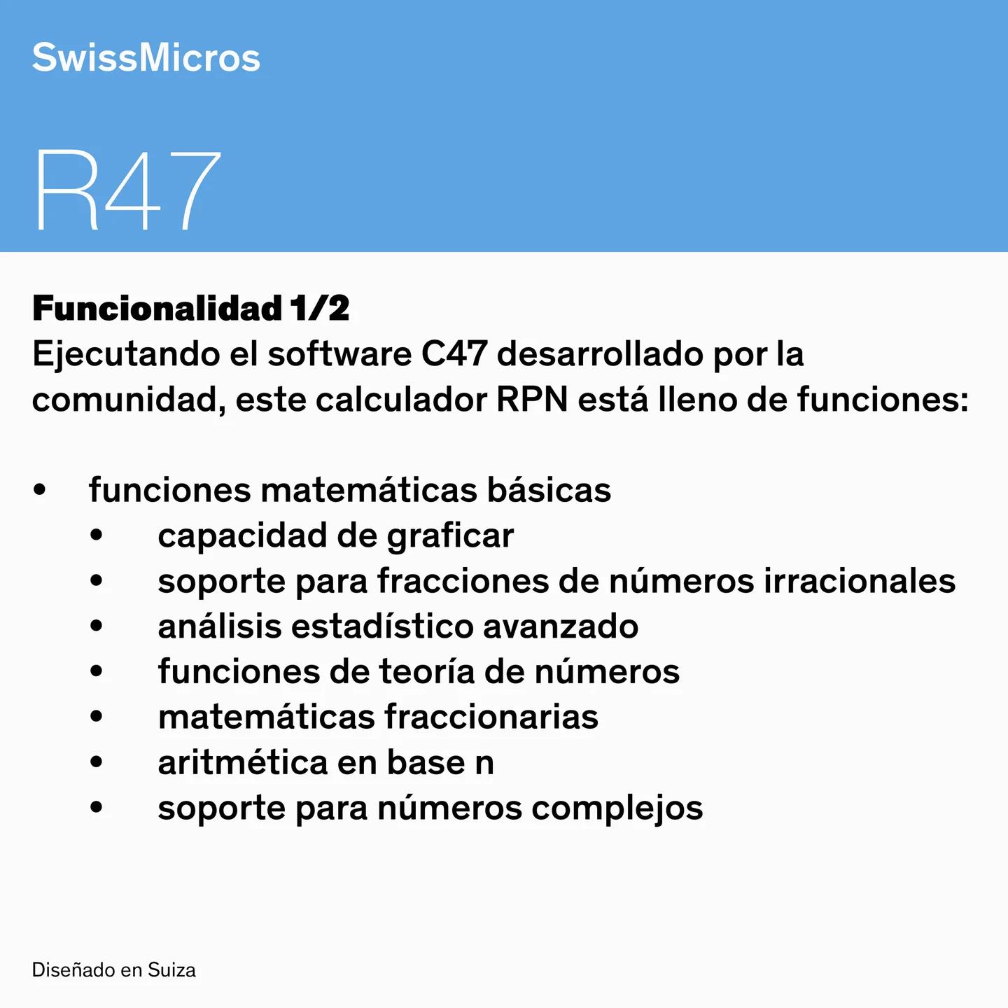 Calculadora científica R47
