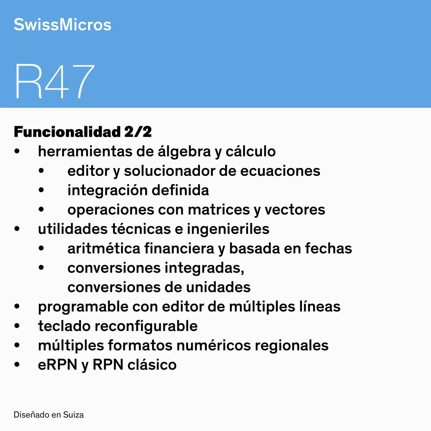 Calculadora científica R47