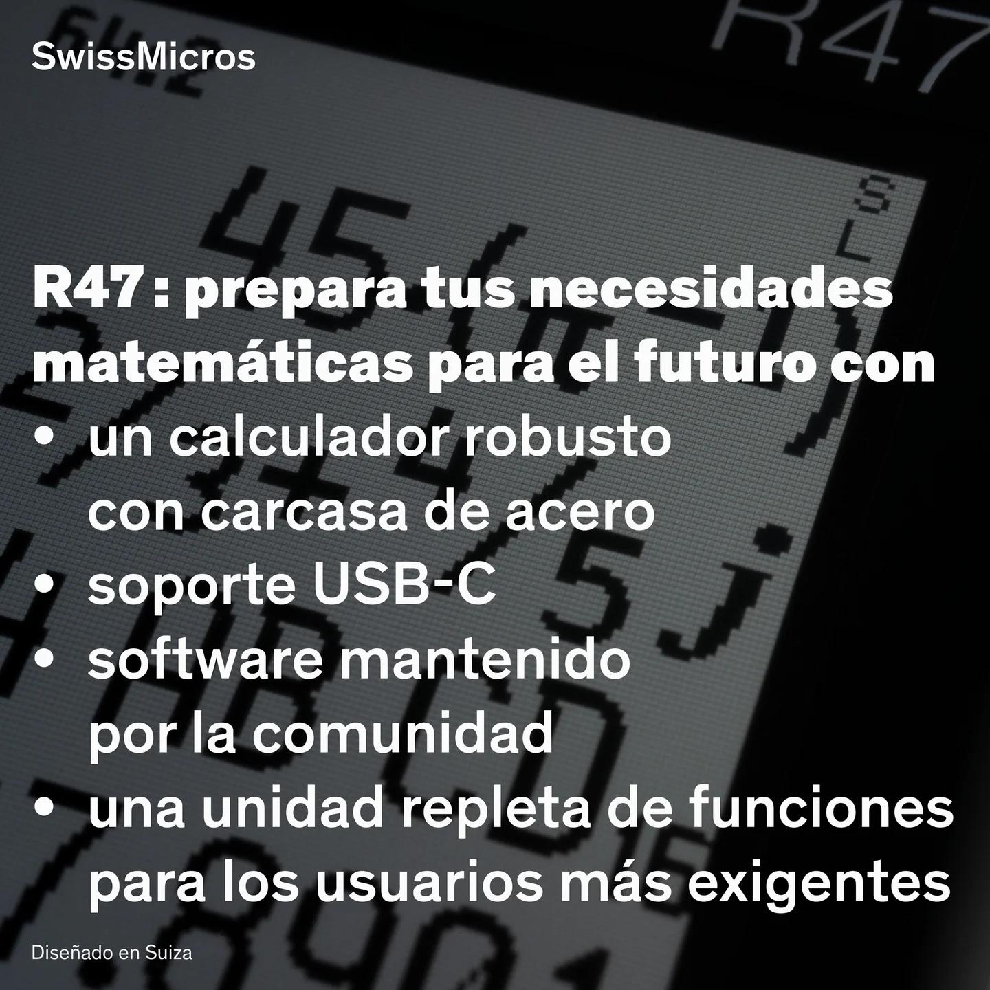 Calculadora científica R47