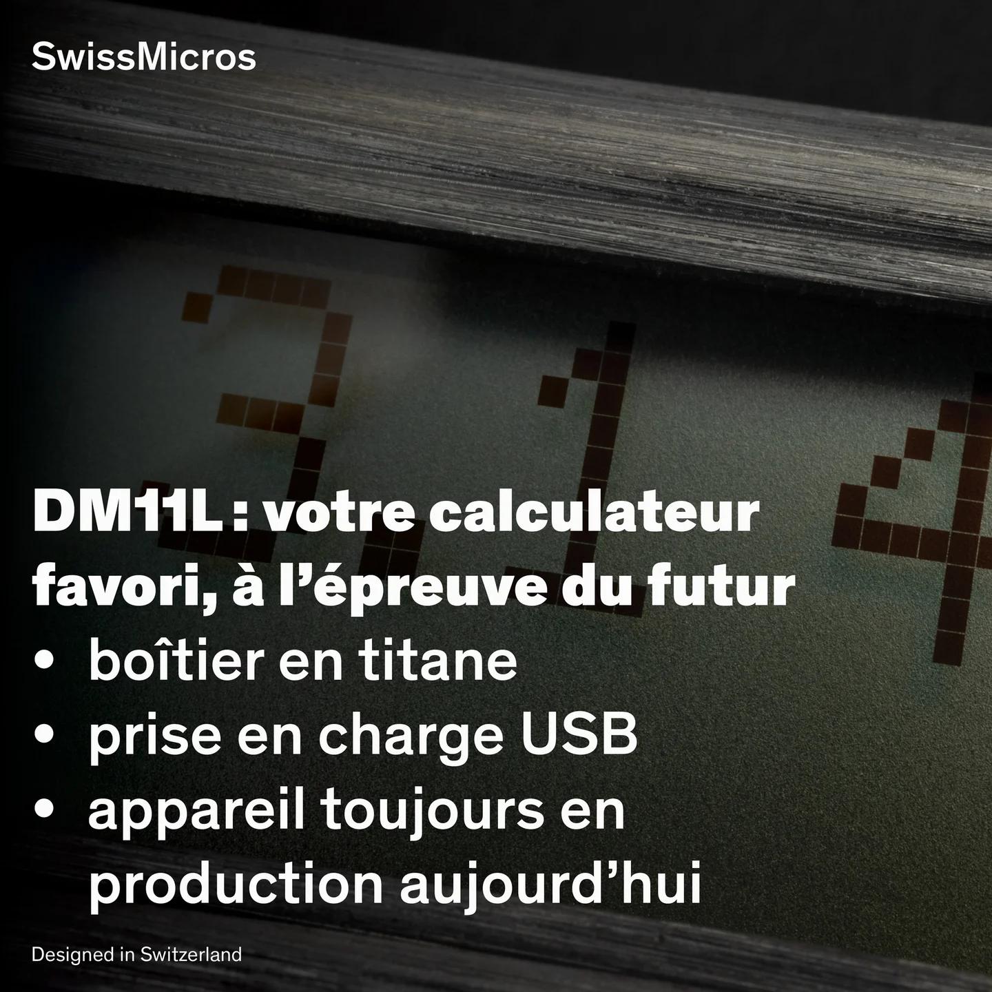 Calculatrice scientifique DM11L