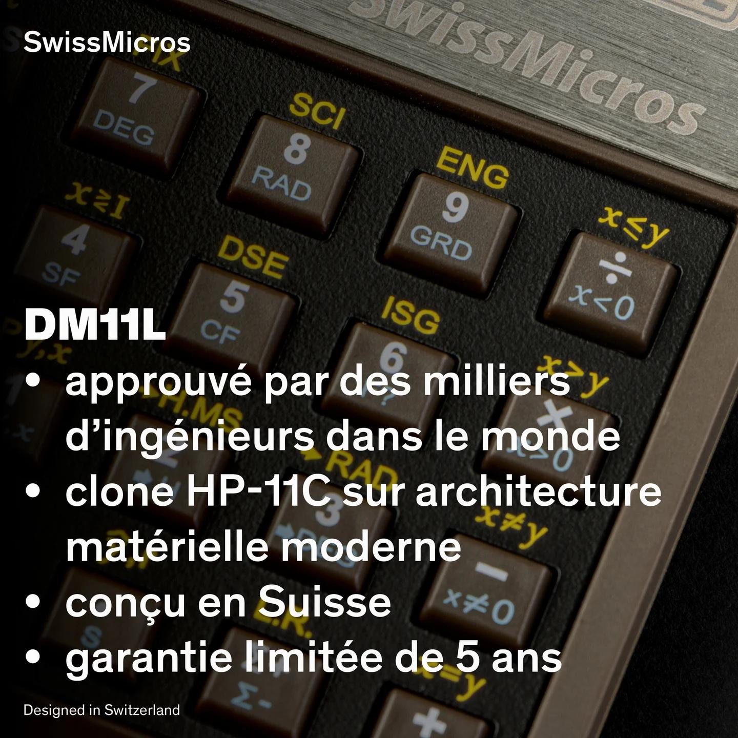 Calculatrice scientifique DM11L