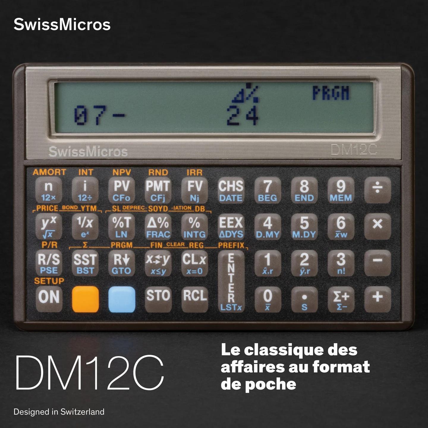 Calculatrice financière DM12C