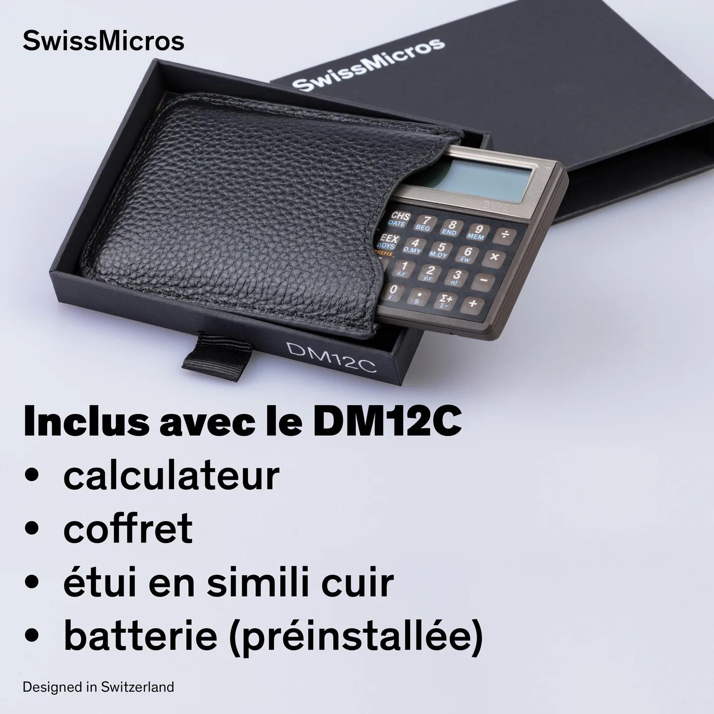 Calculatrice financière DM12C