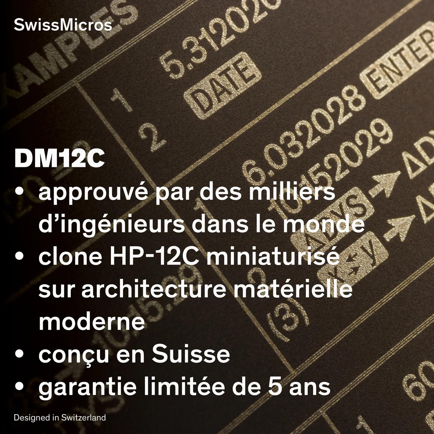 Calculatrice financière DM12C