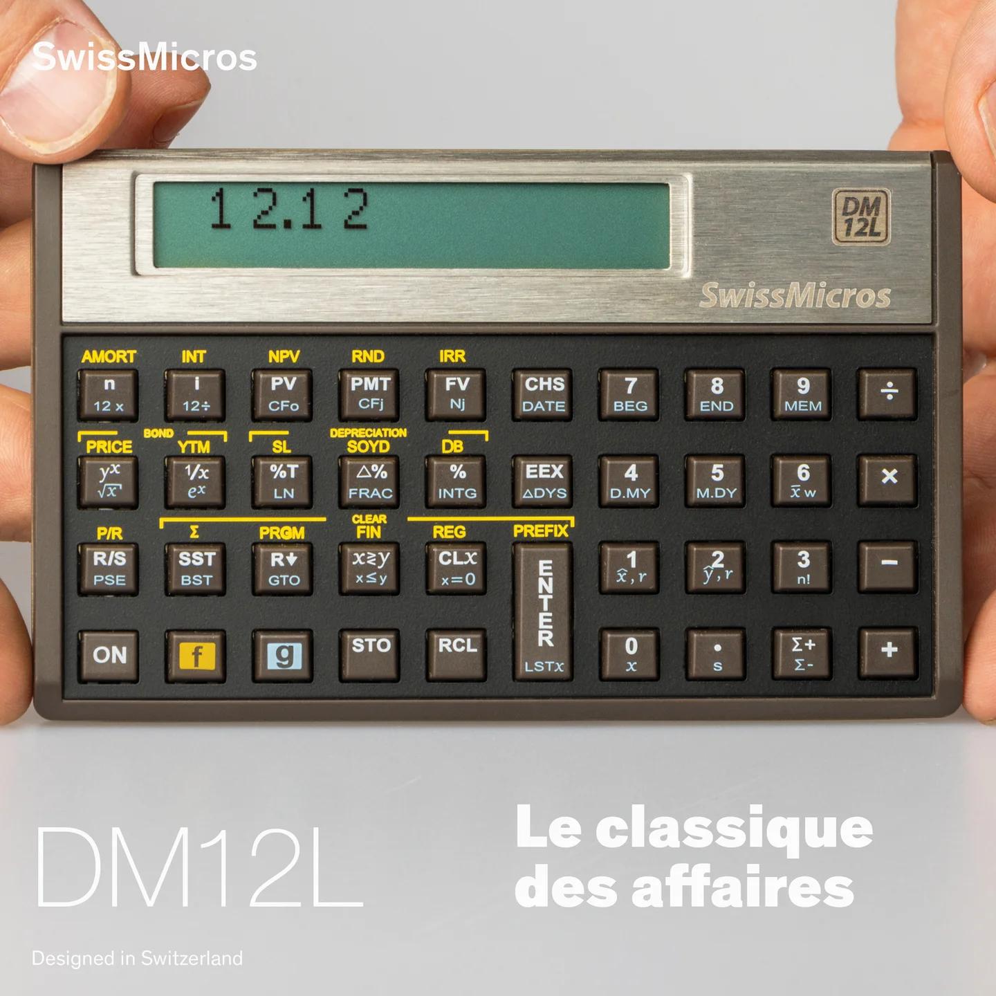 Calculatrice financière DM12L