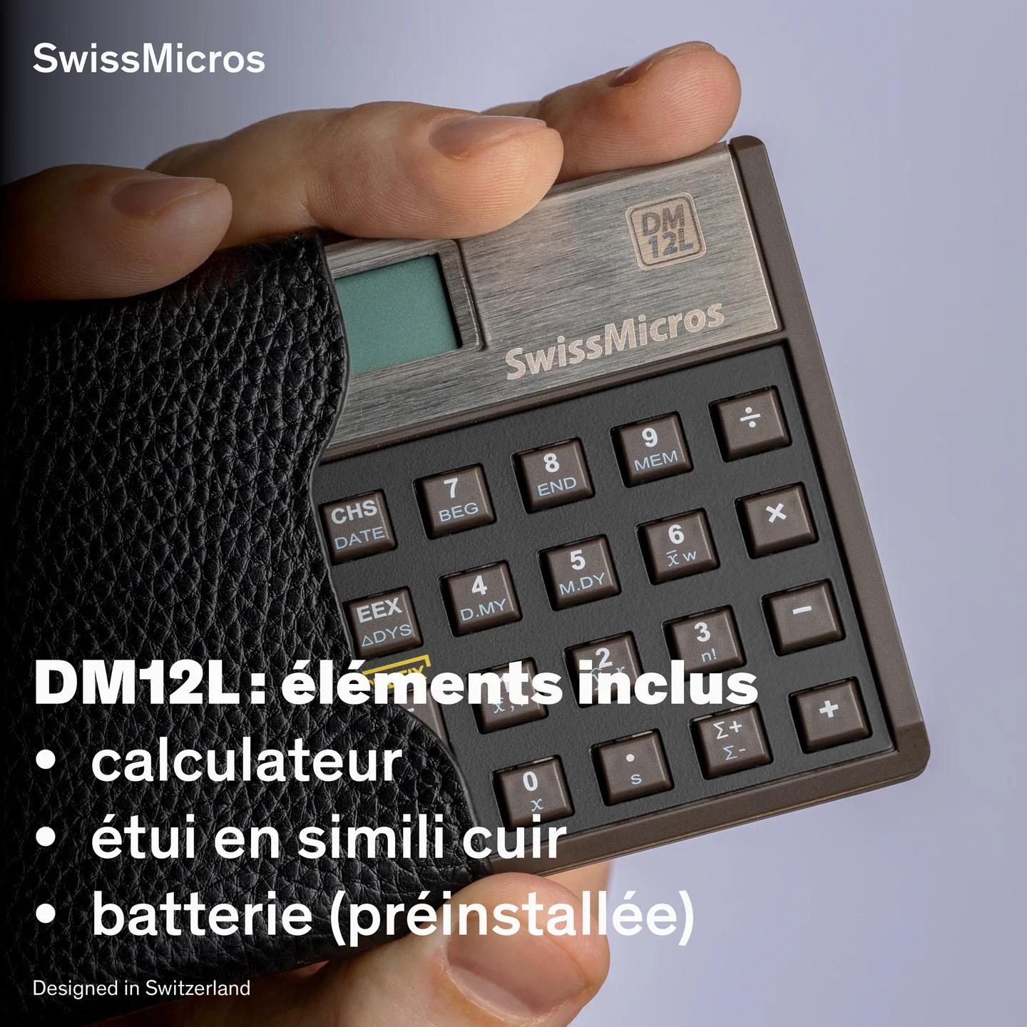 Calculatrice financière DM12L