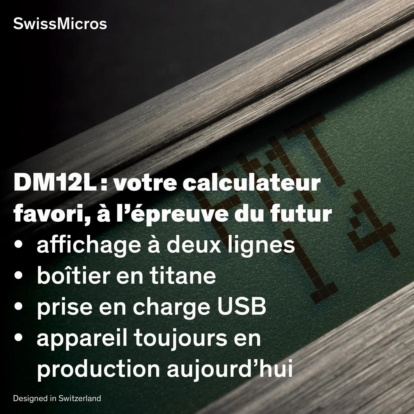 Calculatrice financière DM12L