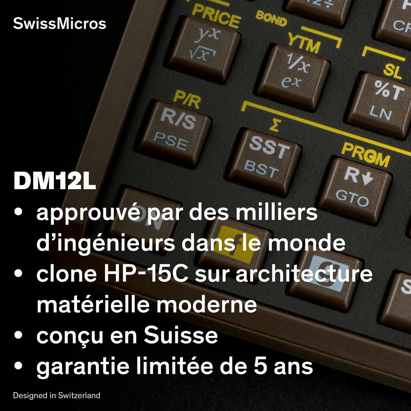 Calculatrice financière DM12L