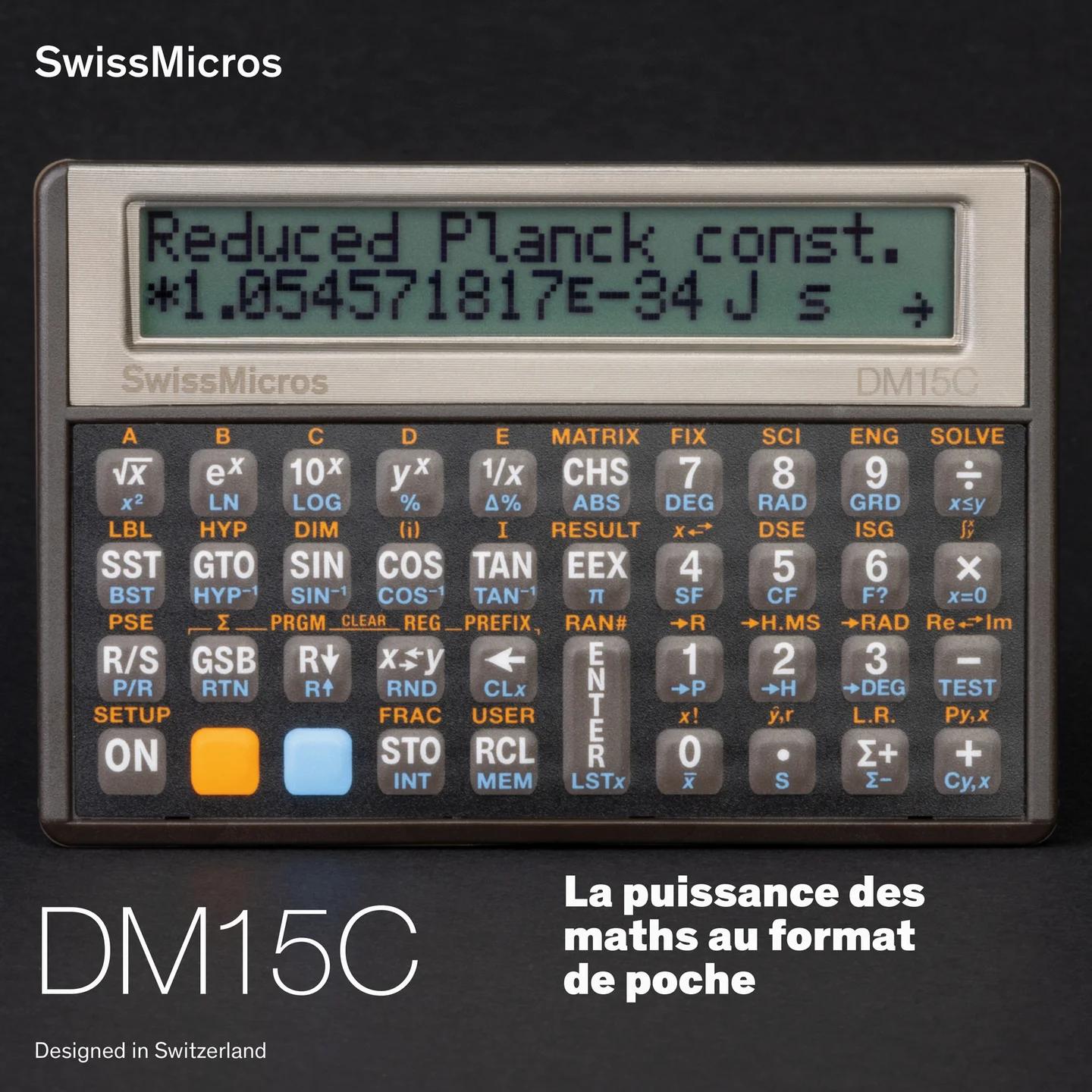 Calculatrice scientifique DM15C