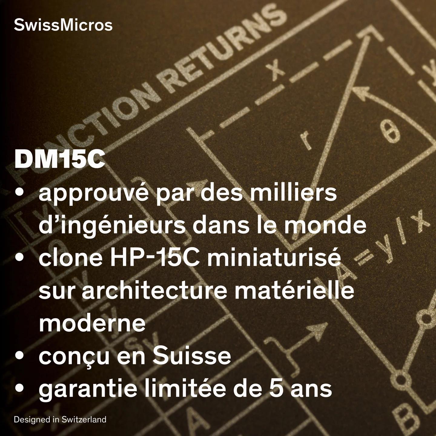 Calculatrice scientifique DM15C