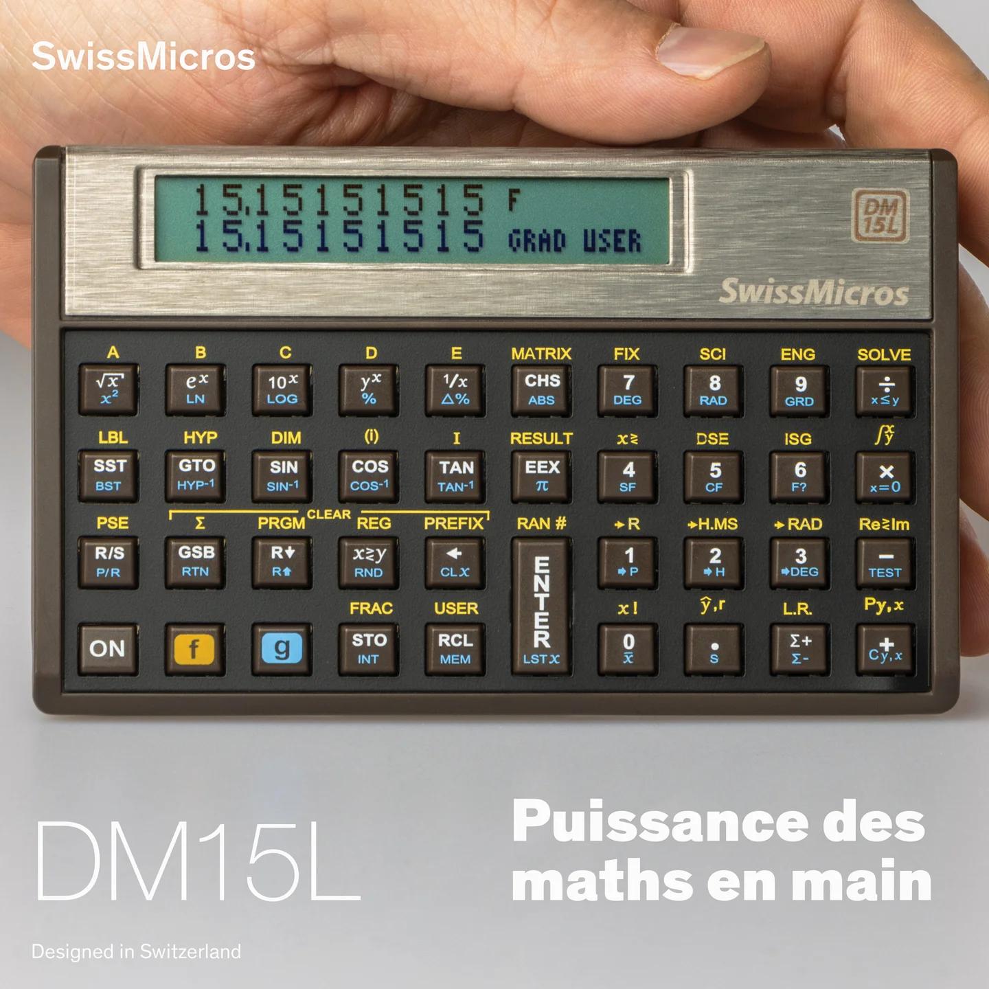 Calculatrice scientifique DM15L