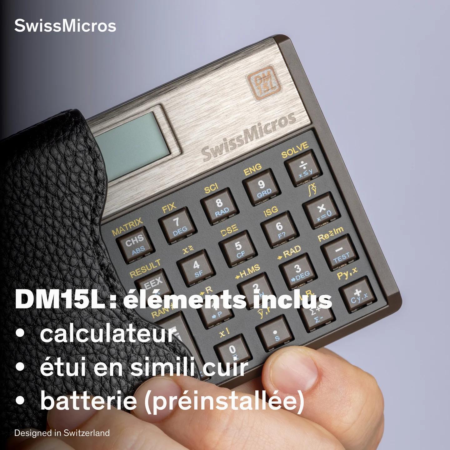 Calculatrice scientifique DM15L