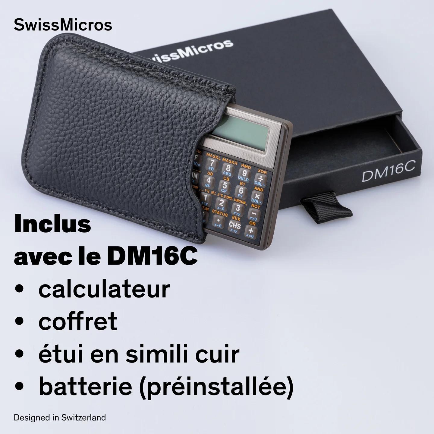 Calculatrice pour programmeurs DM16C