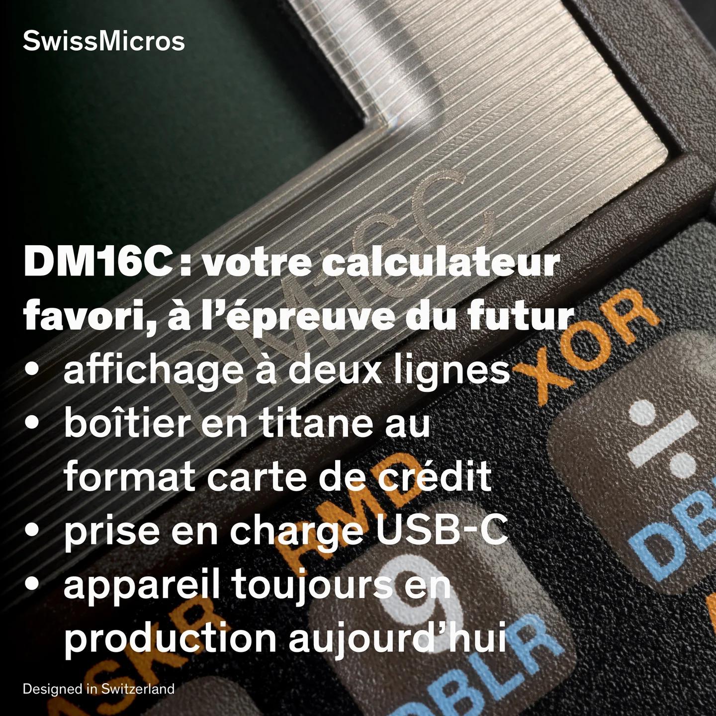 Calculatrice pour programmeurs DM16C