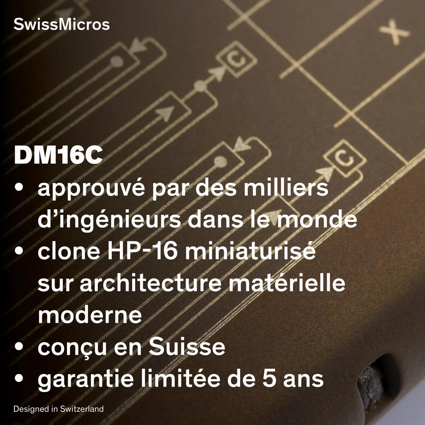 Calculatrice pour programmeurs DM16C