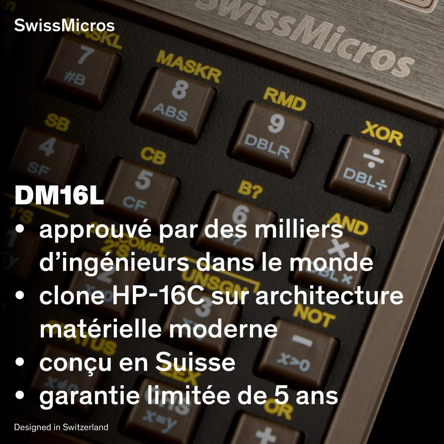 Calculatrice de programmation DM16L