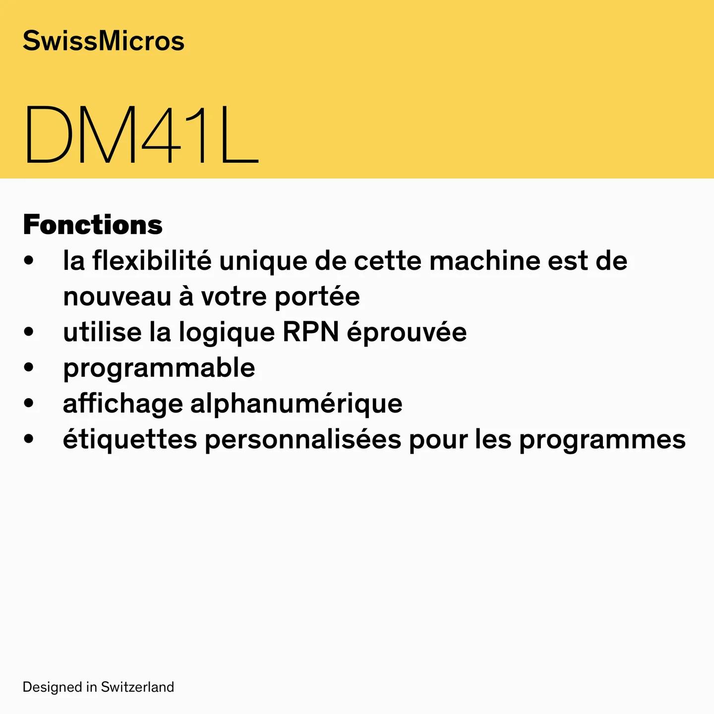 Calculateur du système DM41L