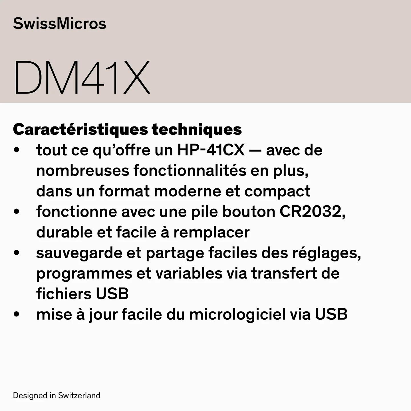 Calculateur du système DM41X