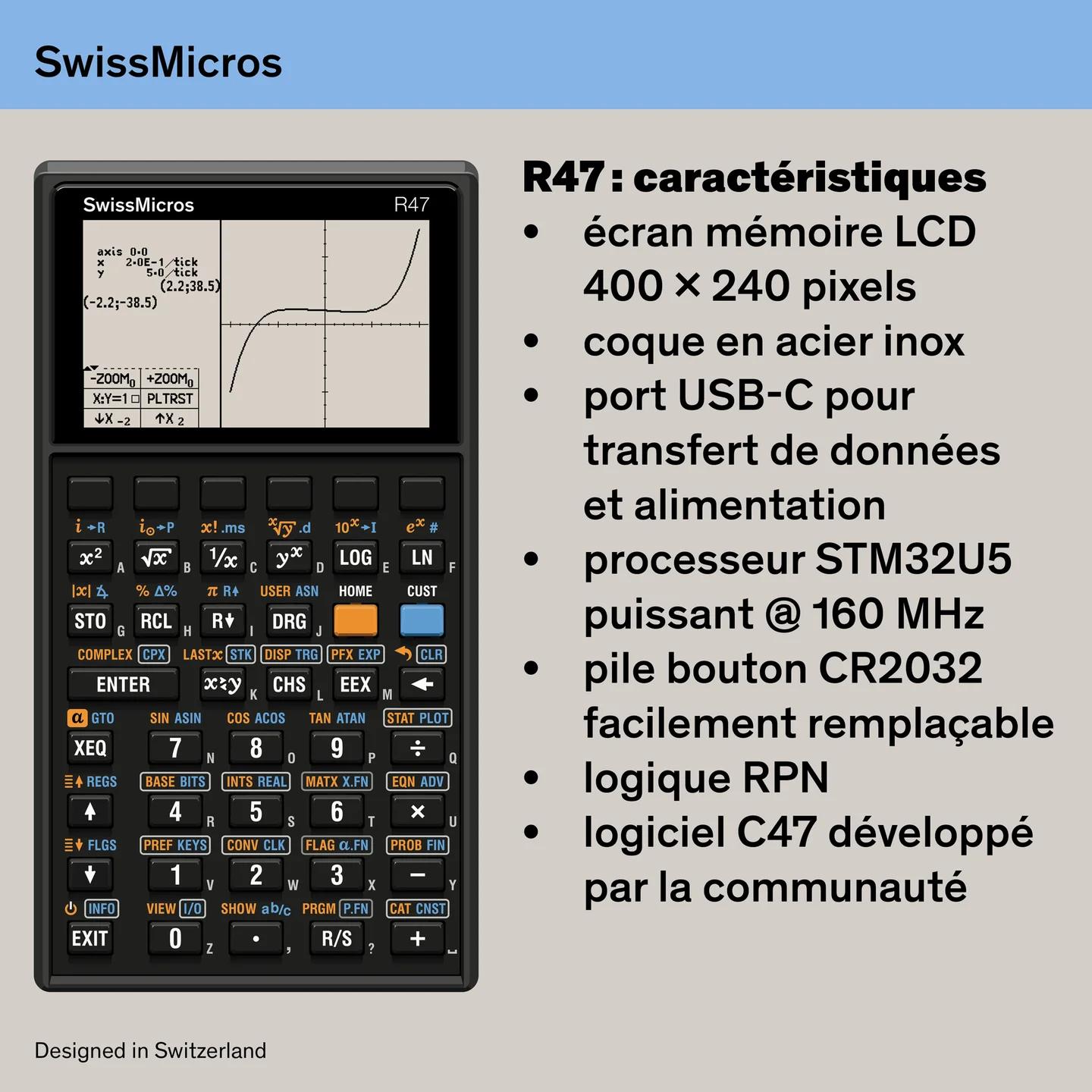 Calculatrice scientifique R47