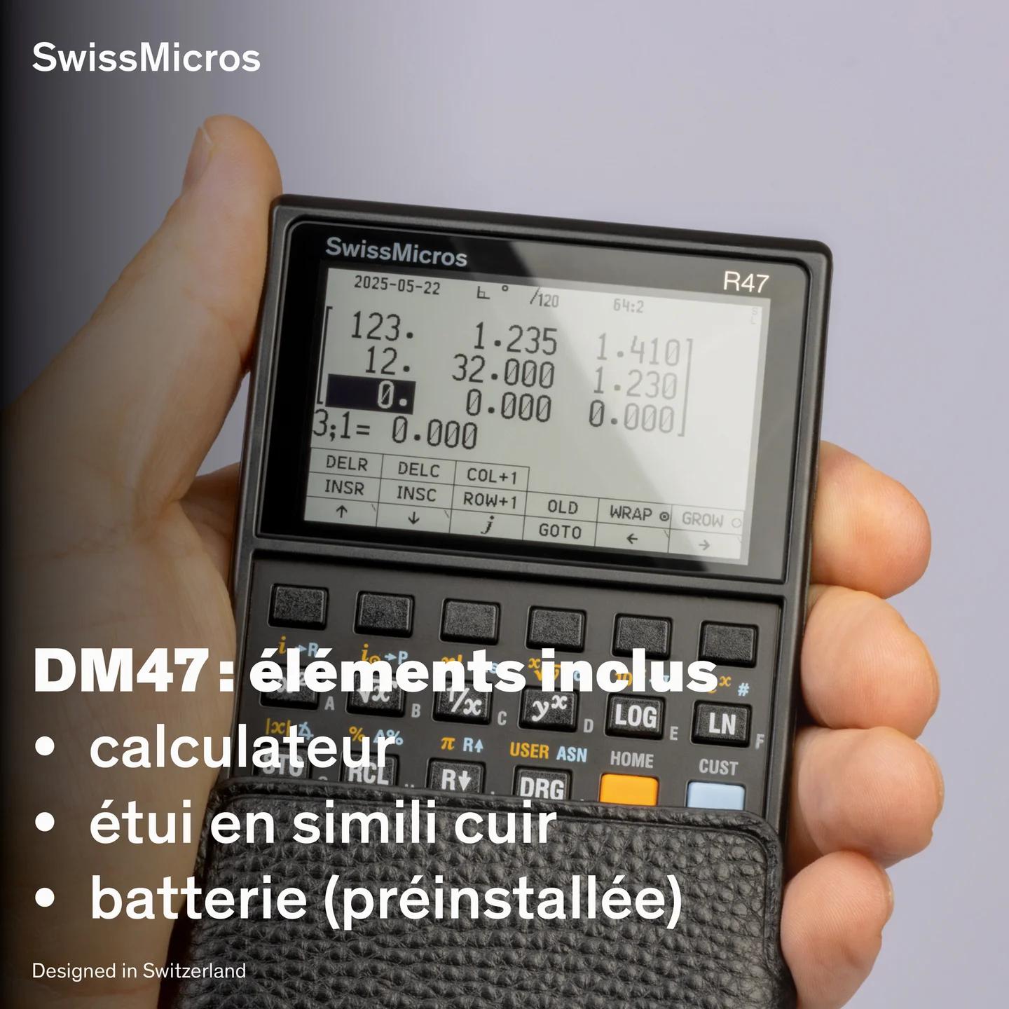 Calculatrice scientifique R47