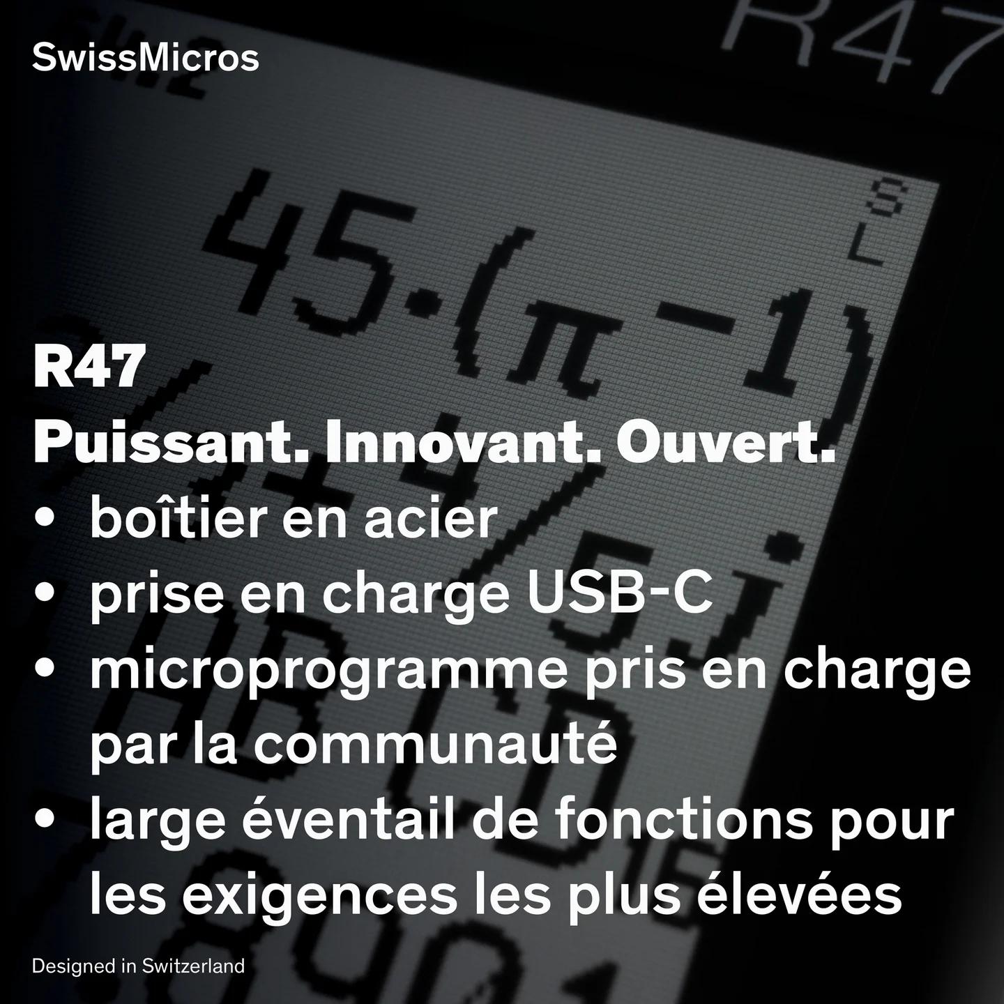 Calculatrice scientifique R47