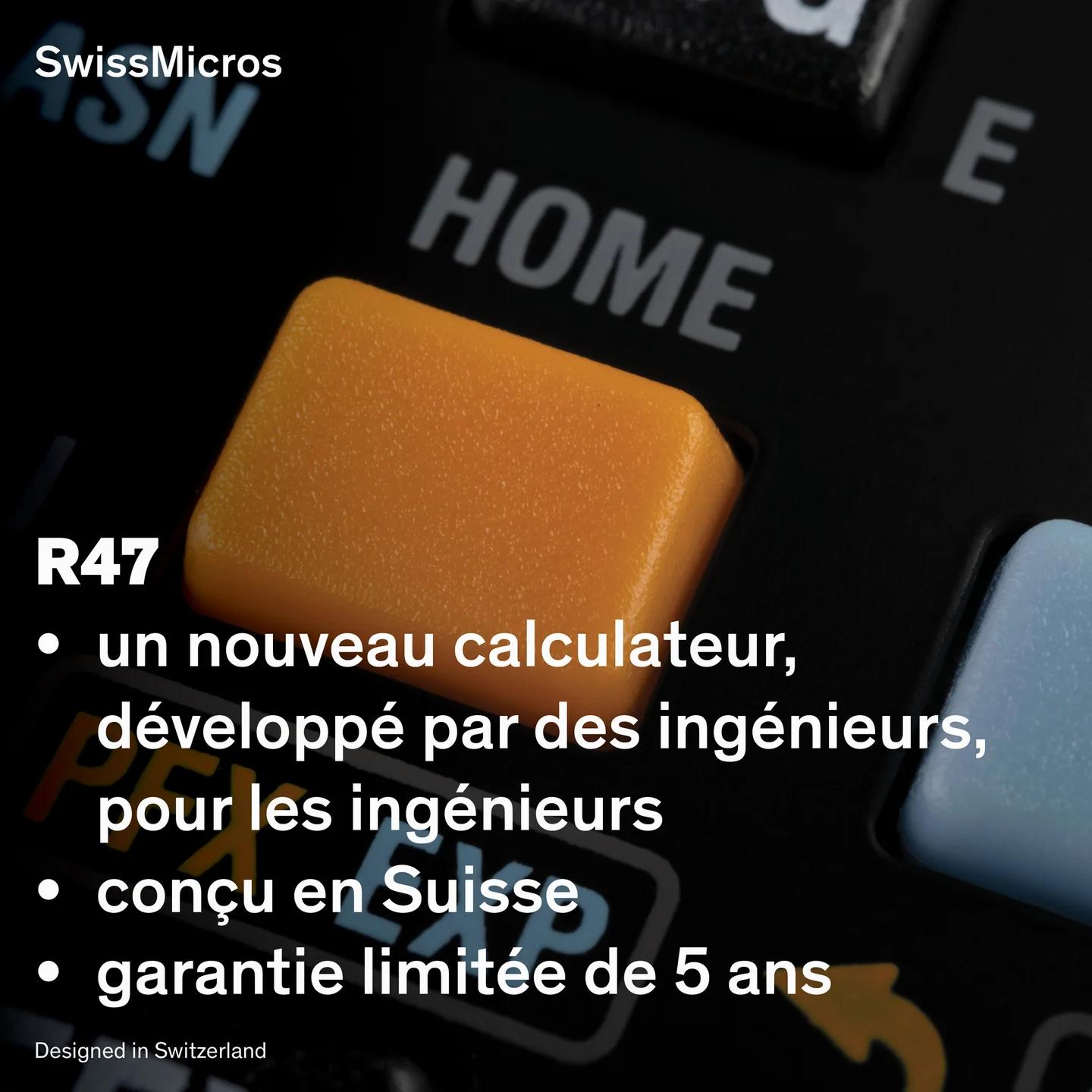 Calculatrice scientifique R47