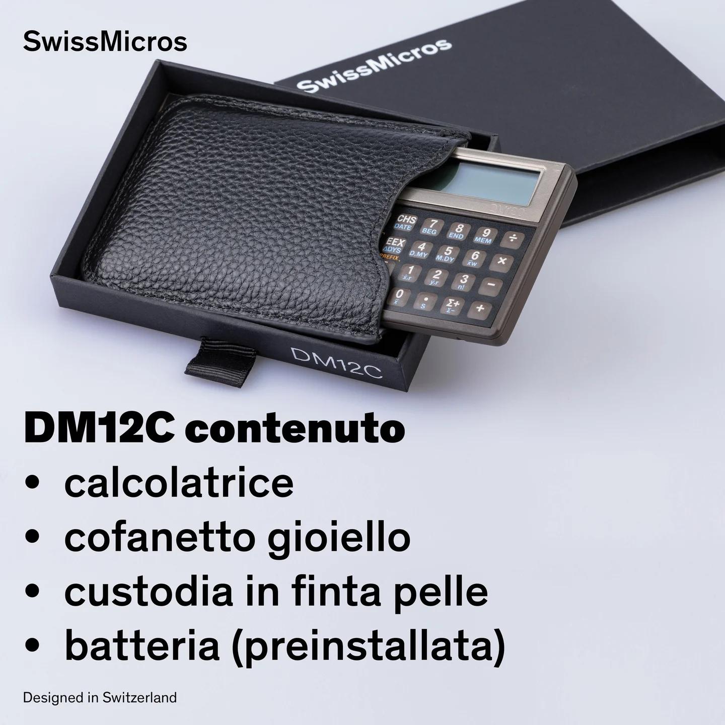 Calcolatrice finanziaria DM12C