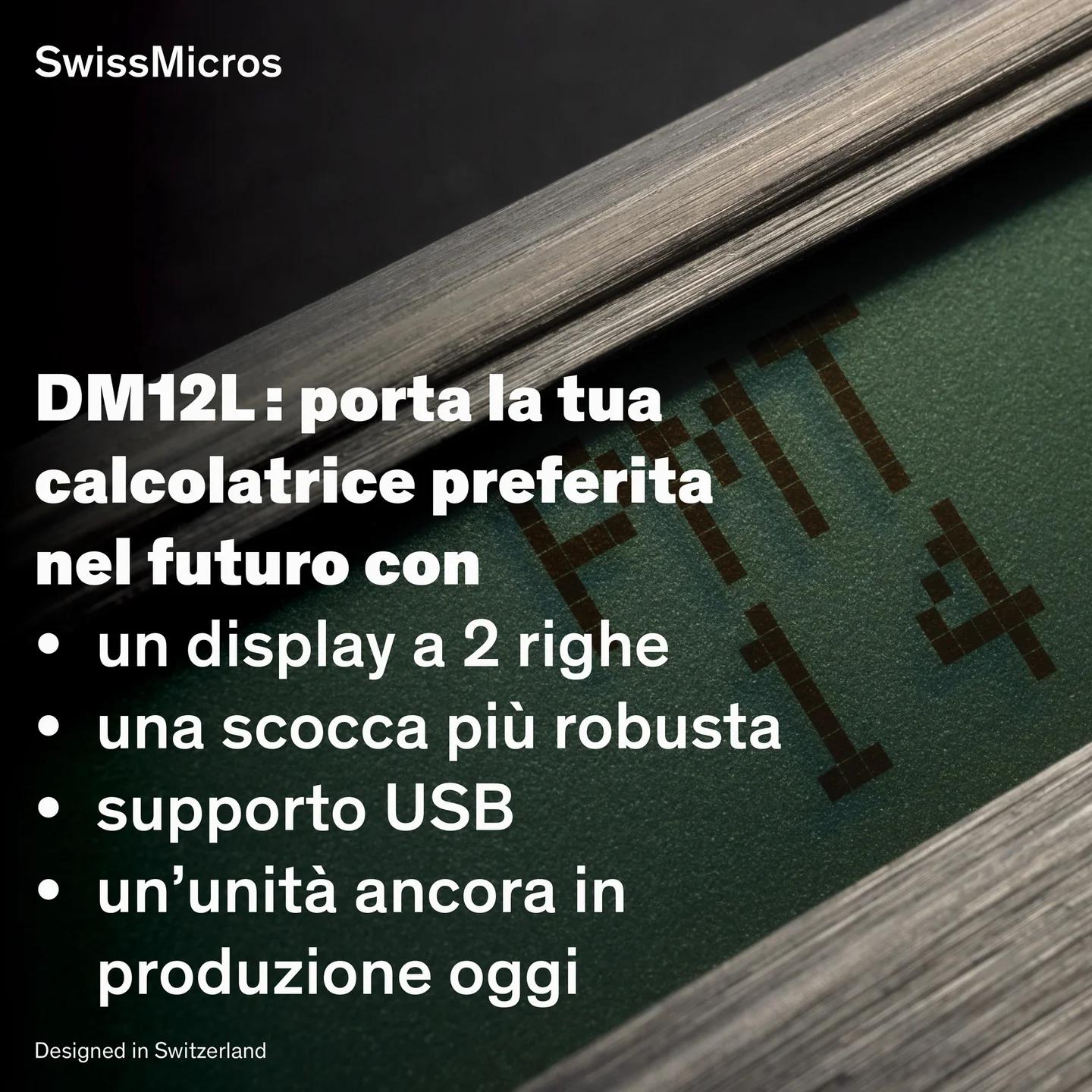 Calcolatrice finanziaria DM12L