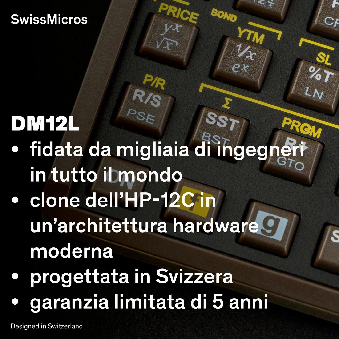 Calcolatrice finanziaria DM12L