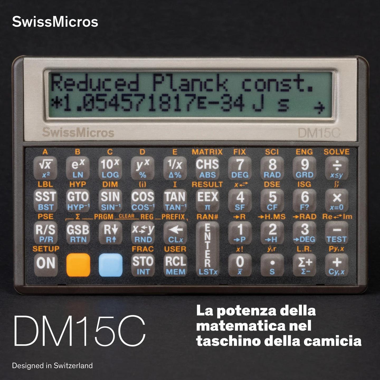 Calcolatrice scientifica DM15C