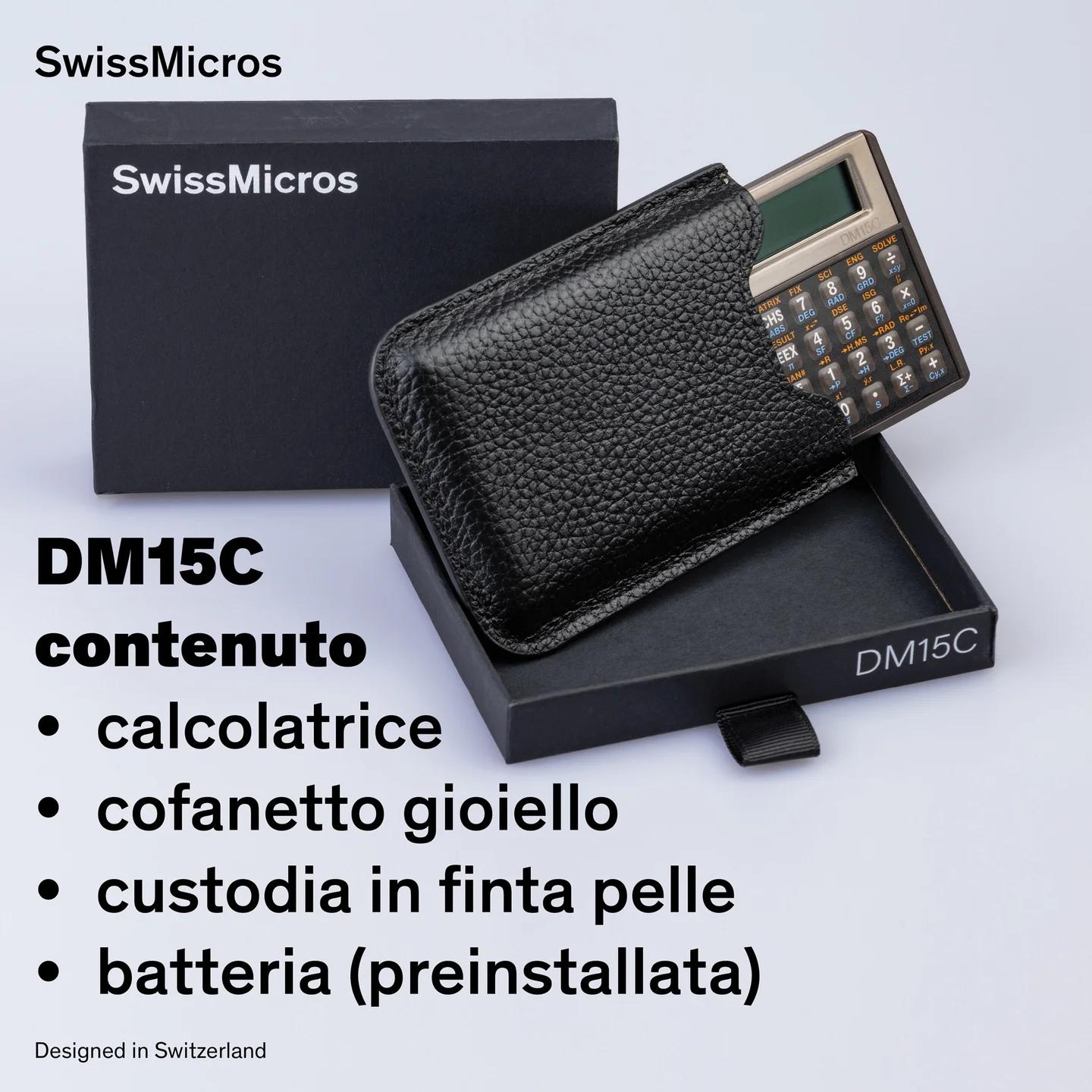 Calcolatrice scientifica DM15C