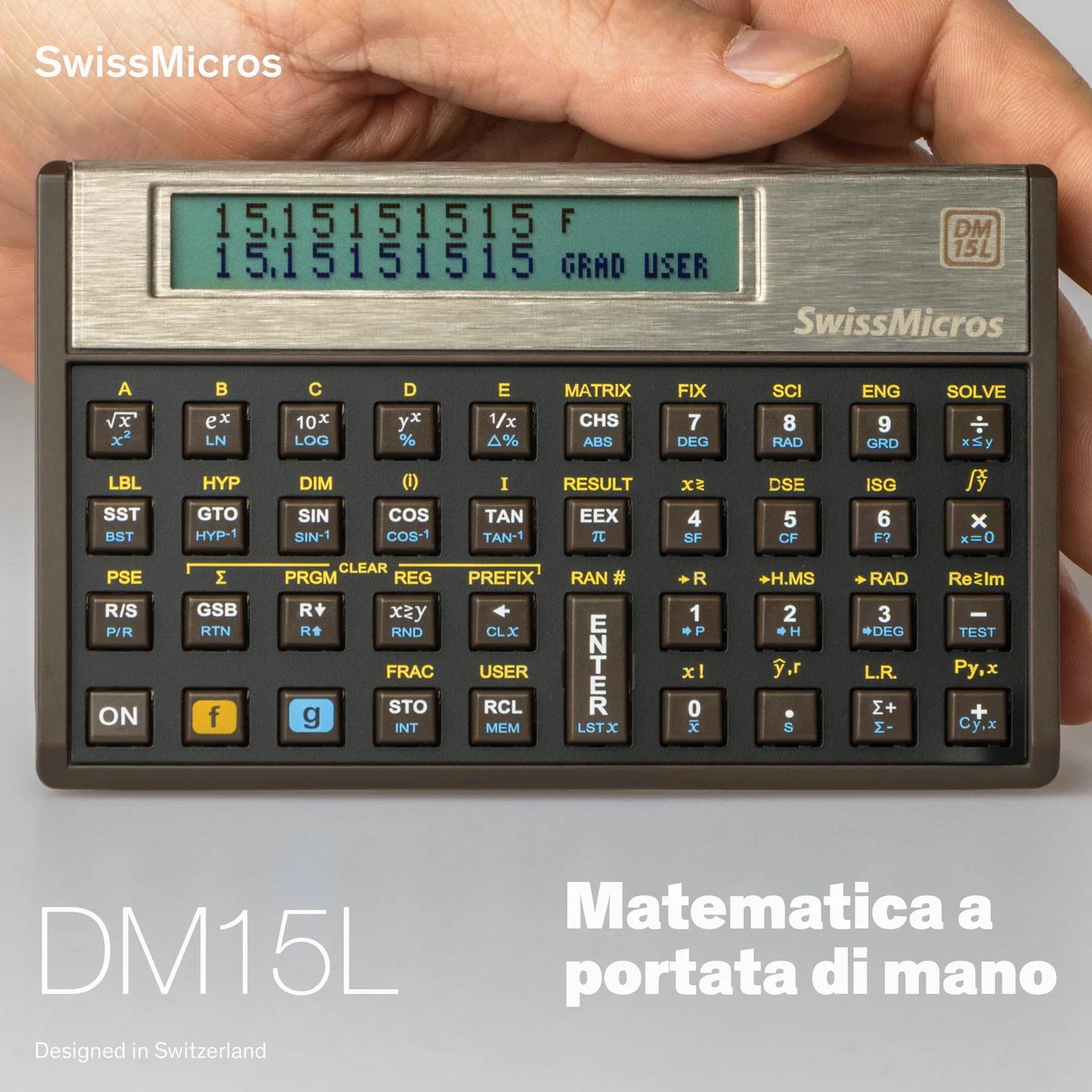 Calcolatrice scientifica DM15L