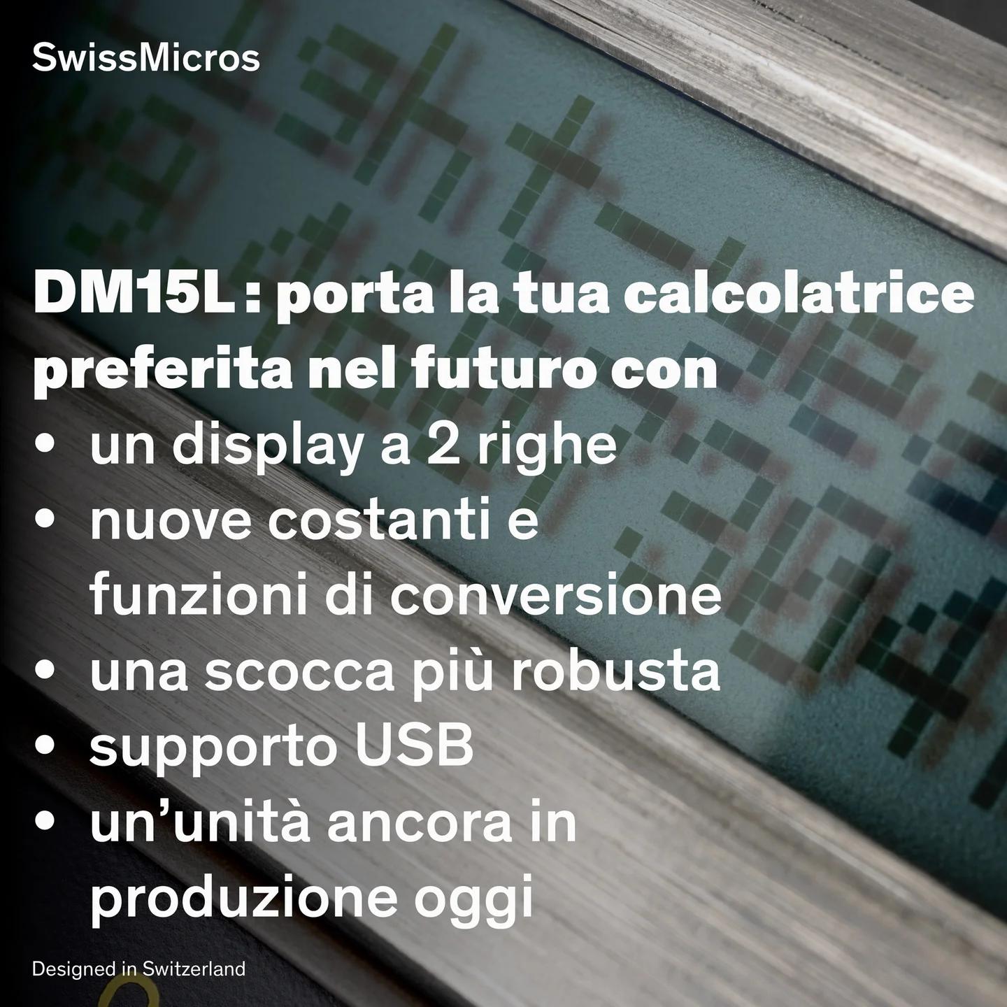 Calcolatrice scientifica DM15L