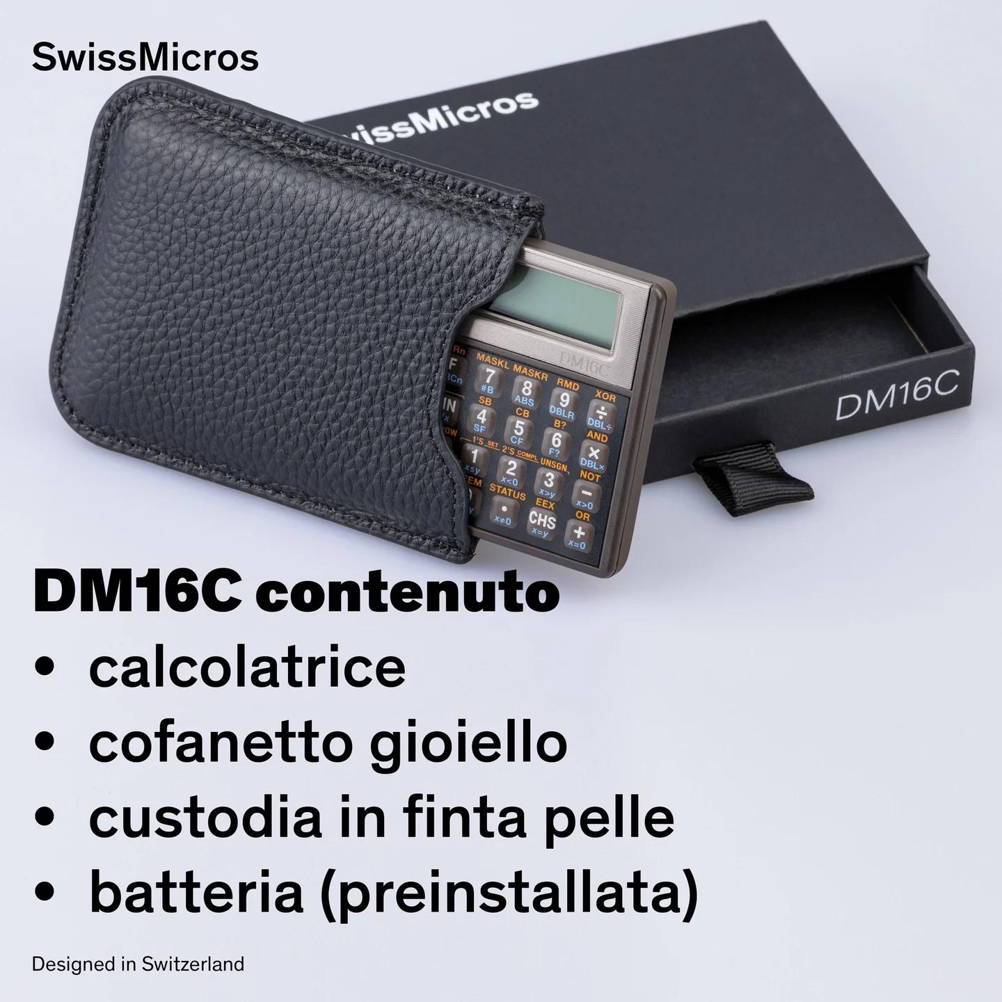 Calcolatrice per programmatori DM16C