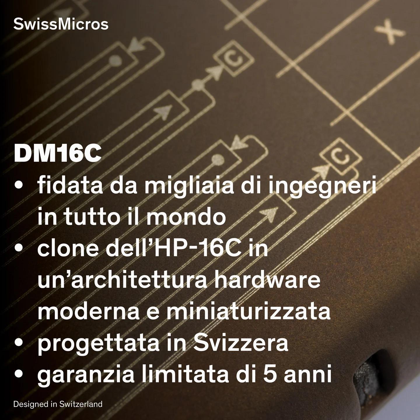 Calcolatrice per programmatori DM16C