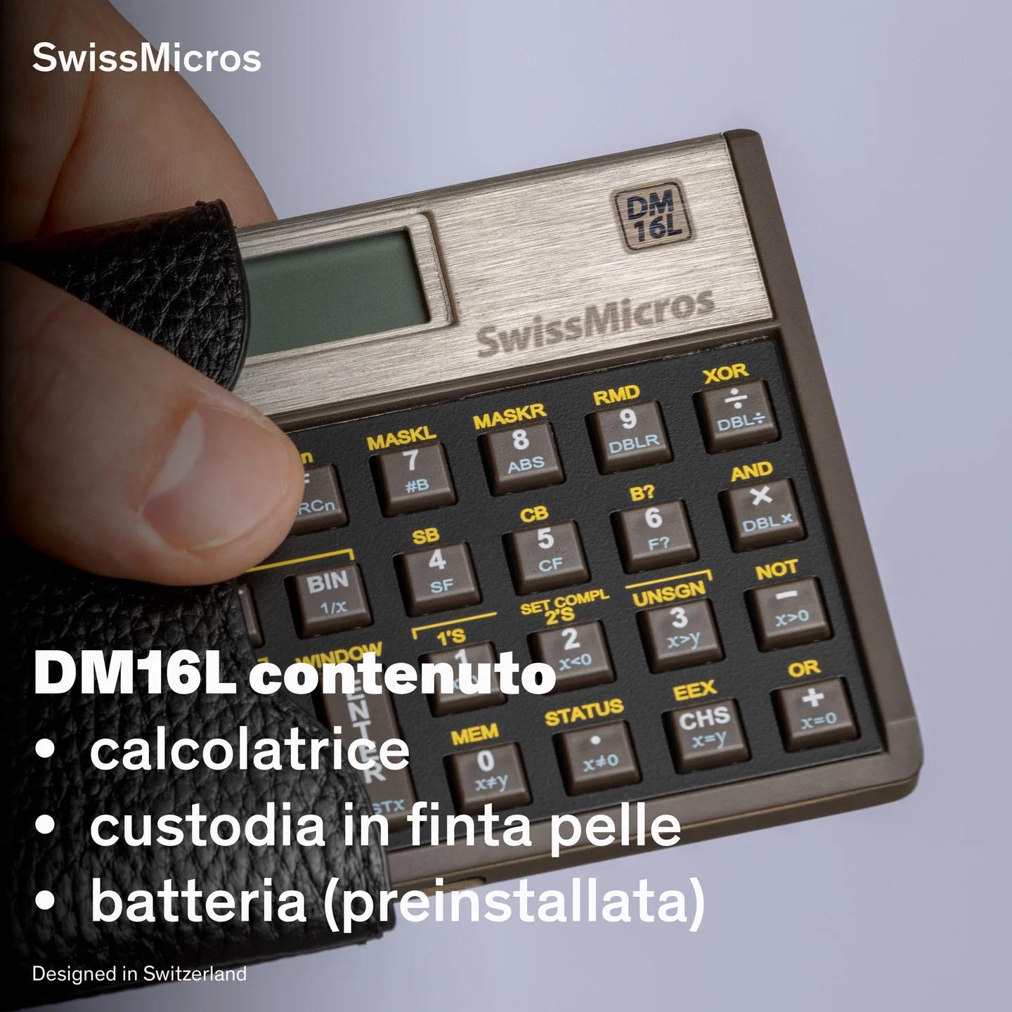 Calcolatrice per programmatori DM16L