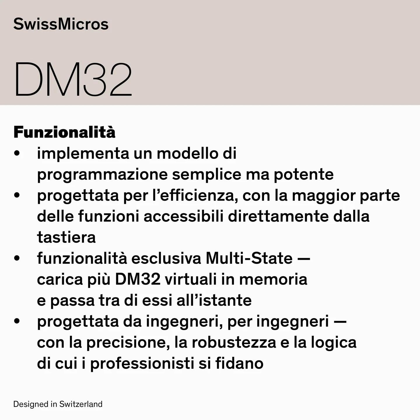 Calcolatrice scientifica DM32
