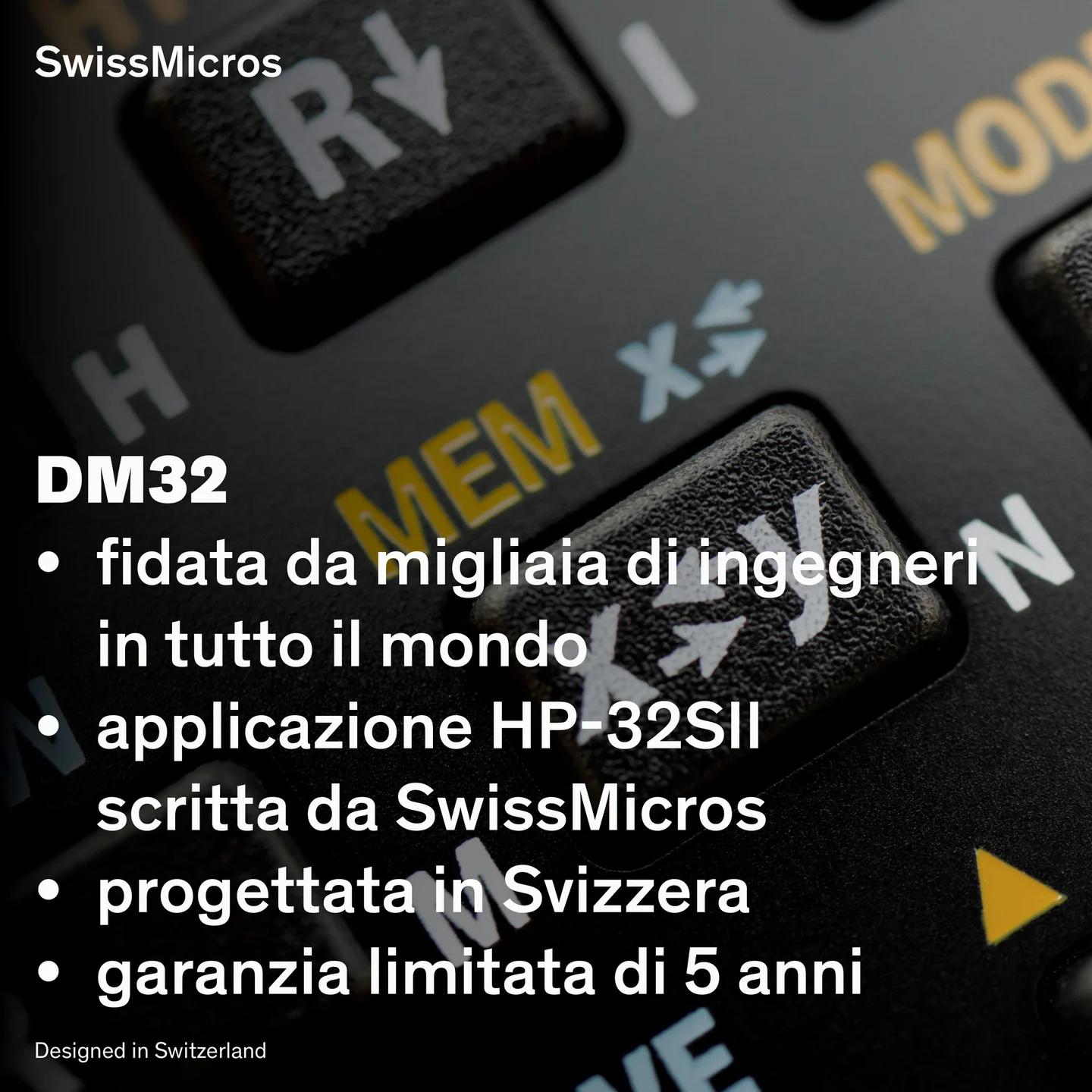 Calcolatrice scientifica DM32