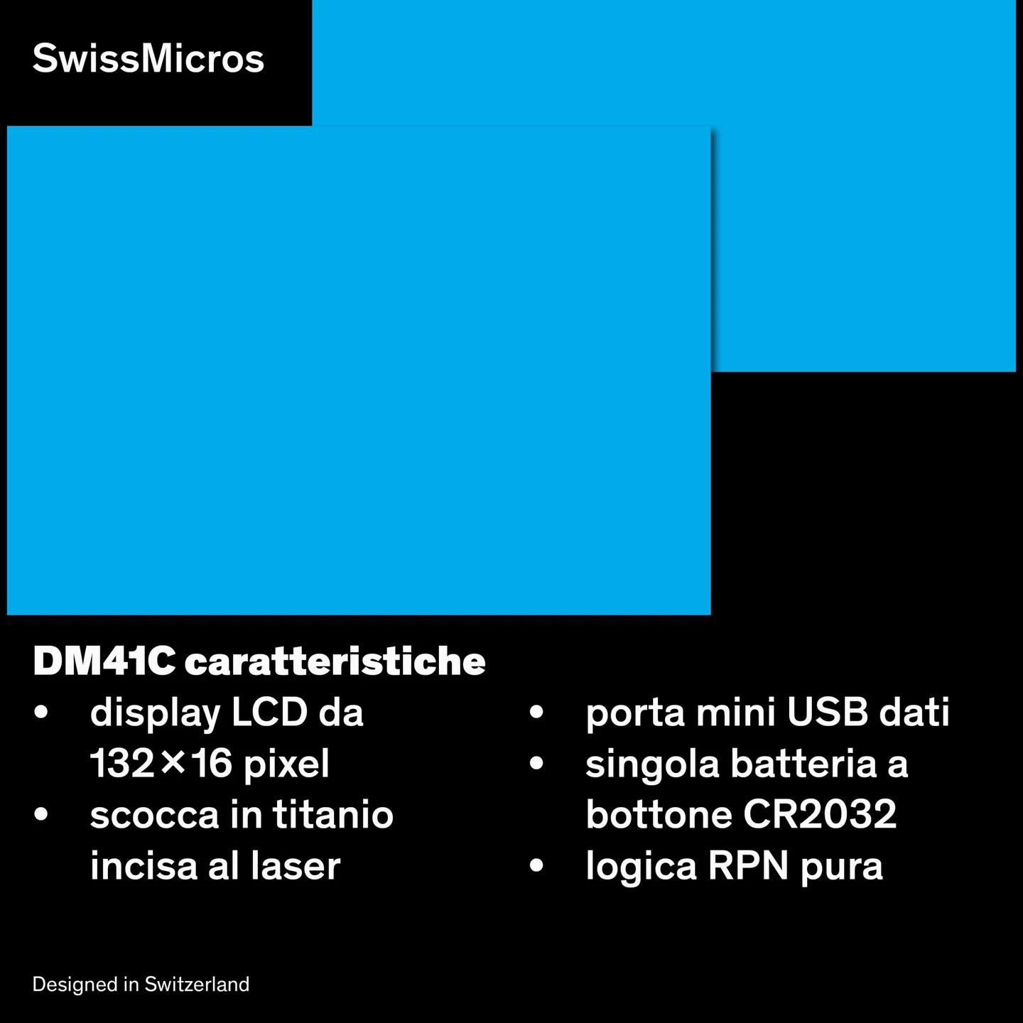 Calcolatrice di sistema DM41C