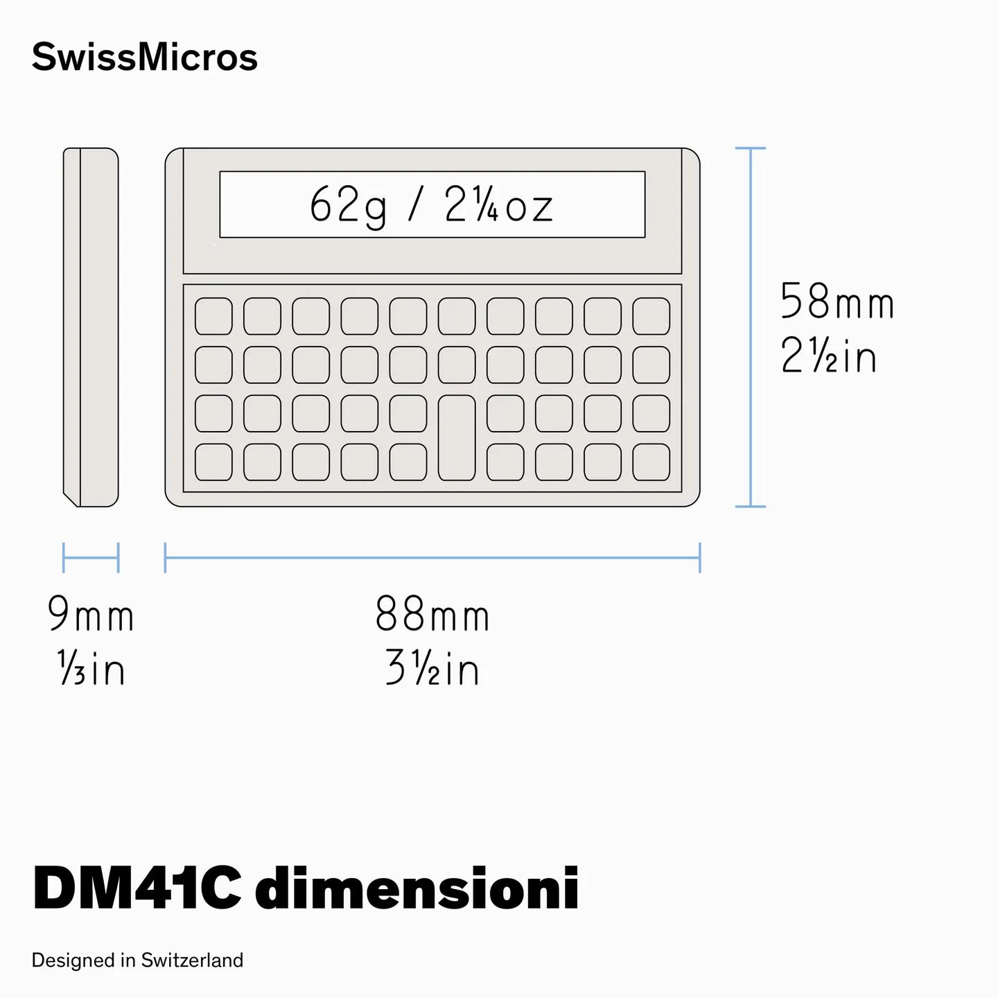 Calcolatrice di sistema DM41C