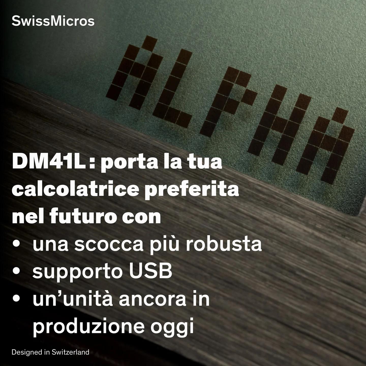 Calcolatrice del sistema DM41L